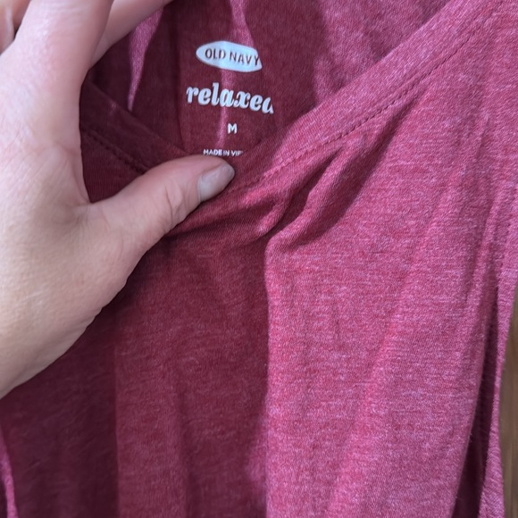 Old Navy Women's Maroon Tank Top - Picture 2 of 4